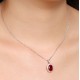 Ruif Jewelry Classic Design S925 Silver 1.43ct Lab Grown Emerald And Sapphire Pendant Necklace Gemstone Jewelry Ruif Jewelry Classic Design S925 Silver 1.43ct Lab Grown Emerald And Sapphire Pendant Necklace Gemstone Jewelry