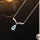 Ruif Jewelry Classic Design S925 Silver 5.59ct Lab Grown Aquamarine Pendant Necklace Gemstone Jewelry Ruif Jewelry Classic Design S925 Silver 5.59ct Lab Grown Aquamarine Pendant Necklace Gemstone Jewelry