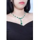 Ruif Jewelry Classic Design S925 Silver 38.35ct Lab Grown Emerald Pendant Necklace Gemstone Jewelry