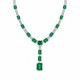 Ruif Jewelry Classic Design S925 Silver 38.35ct Lab Grown Emerald Pendant Necklace Gemstone Jewelry