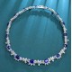 Ruif  Jewelry Classic Design S925 Silver 28.49ct Royal Blue Lab Grown Sapphire Pendant Necklace Gemstone Jewelry