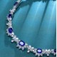 Ruif Jewelry Classic Design S925 Silver 28.49ct Royal Blue Lab Grown Sapphire Pendant Necklace Gemstone Jewelry Ruif Jewelry Classic Design S925 Silver 28.49ct Royal Blue Lab Grown Sapphire Pendant Necklace Gemstone Jewelry