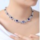 Ruif  Jewelry Classic Design S925 Silver 28.49ct Royal Blue Lab Grown Sapphire Pendant Necklace Gemstone Jewelry