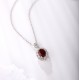 Ruif Jewelry Classic Design S925 Silver 1.75ct Lab Grown Emerald Pendant Necklace royal blue sapphire Red Ruby Gemstone Jewelry Ruif Jewelry Classic Design S925 Silver 1.75ct Lab Grown Emerald Pendant Necklace royal blue sapphire Red Ruby Gemstone Jewelry