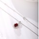Ruif Jewelry Classic Design S925 Silver 1.75ct Lab Grown Emerald Pendant Necklace royal blue sapphire Red Ruby Gemstone Jewelry Ruif Jewelry Classic Design S925 Silver 1.75ct Lab Grown Emerald Pendant Necklace royal blue sapphire Red Ruby Gemstone Jewelry