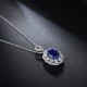 Ruif Jewelry Classic Design S925 Silver 1.75ct Lab Grown Emerald Pendant Necklace royal blue sapphire Red Ruby Gemstone Jewelry Ruif Jewelry Classic Design S925 Silver 1.75ct Lab Grown Emerald Pendant Necklace royal blue sapphire Red Ruby Gemstone Jewelry