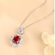 Ruif Jewelry Classic Design S925 Silver 2.45ct Lab Grown Emerald Pendant Necklace royal blue sapphire Red Ruby Gemstone Jewelry Ruif Jewelry Classic Design S925 Silver 2.45ct Lab Grown Emerald Pendant Necklace royal blue sapphire Red Ruby Gemstone Jewelry