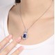 Ruif Jewelry Classic Design S925 Silver 2.45ct Lab Grown Emerald Pendant Necklace royal blue sapphire Red Ruby Gemstone Jewelry Ruif Jewelry Classic Design S925 Silver 2.45ct Lab Grown Emerald Pendant Necklace royal blue sapphire Red Ruby Gemstone Jewelry