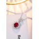 Ruif Jewelry Classic Design S925 Silver 3.42ct Lab Grown Emerald Pendant Necklace royal blue sapphire Red Ruby Gemstone Jewelry Ruif Jewelry Classic Design S925 Silver 3.42ct Lab Grown Emerald Pendant Necklace royal blue sapphire Red Ruby Gemstone Jewelry