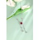Ruif Jewelry Classic Design S925 Silver 2.62ct Lab Grown Emerald Pendant Necklace royal blue sapphire Red Ruby Gemstone Jewelry Ruif Jewelry Classic Design S925 Silver 2.62ct Lab Grown Emerald Pendant Necklace royal blue sapphire Red Ruby Gemstone Jewelry
