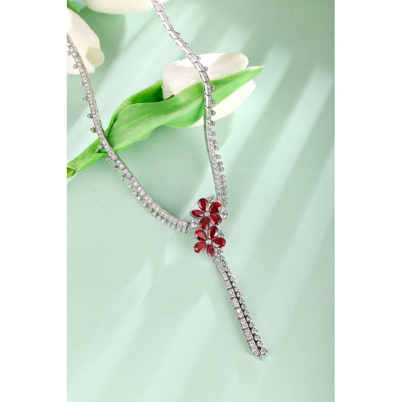 Ruif Jewelry Classic Design S925 Silver 9.98ct Lab Grown Ruby Pendant Necklace Gemstone Jewelry Ruif Jewelry Classic Design S925 Silver 9.98ct Lab Grown Ruby Pendant Necklace Gemstone Jewelry