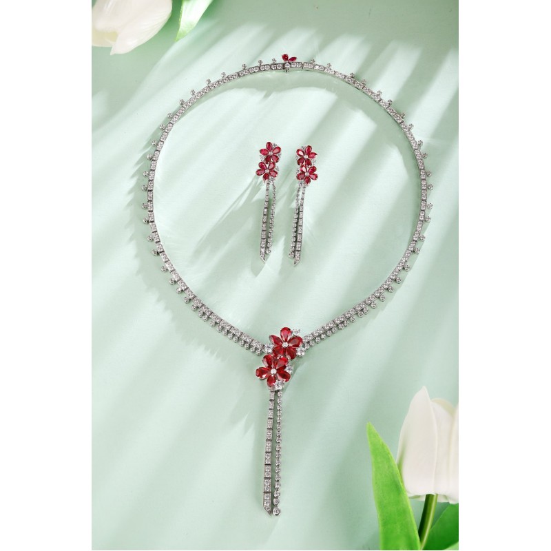 Ruif Jewelry Classic Design S925 Silver 9.98ct Lab Grown Ruby Pendant Necklace Gemstone Jewelry Ruif Jewelry Classic Design S925 Silver 9.98ct Lab Grown Ruby Pendant Necklace Gemstone Jewelry