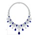 Ruif Jewelry Classic Design S925 Silver 49.99ct Royal Blue Lab Grown Sapphire Pendant Necklace Gemstone Jewelry Ruif Jewelry Classic Design S925 Silver 49.99ct Royal Blue Lab Grown Sapphire Pendant Necklace Gemstone Jewelry
