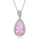 Ruif Jewelry Classic Design S925 Silver 5.265ct Lab Grown Sapphire Morgan Pink Pendant Necklace Gemstone Jewelry Ruif Jewelry Classic Design S925 Silver 5.265ct Lab Grown Sapphire Morgan Pink Pendant Necklace Gemstone Jewelry