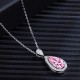 Ruif Jewelry Classic Design S925 Silver 5.265ct Lab Grown Sapphire Morgan Pink Pendant Necklace Gemstone Jewelry Ruif Jewelry Classic Design S925 Silver 5.265ct Lab Grown Sapphire Morgan Pink Pendant Necklace Gemstone Jewelry