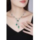 Ruif Jewelry Classic Design S925 Silver 16.56ct Lab Grown Emerald Pendant Necklace Gemstone Jewelry Ruif Jewelry Classic Design S925 Silver 16.56ct Lab Grown Emerald Pendant Necklace Gemstone Jewelry