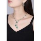 Ruif Jewelry Classic Design S925 Silver 16.56ct Lab Grown Emerald Pendant Necklace Gemstone Jewelry Ruif Jewelry Classic Design S925 Silver 16.56ct Lab Grown Emerald Pendant Necklace Gemstone Jewelry