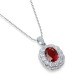Ruif Jewelry Classic Design S925 Silver 3.0ct Lab Grown Ruby Pendant Necklace Gemstone Jewelry Ruif Jewelry Classic Design S925 Silver 3.0ct Lab Grown Ruby Pendant Necklace Gemstone Jewelry