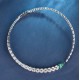 Ruif Jewelry Classic Design S925 Silver 2.99ct Lab Grown Emerald Pendant Necklace Gemstone Jewelry Ruif Jewelry Classic Design S925 Silver 2.99ct Lab Grown Emerald Pendant Necklace Gemstone Jewelry