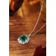 Ruif Jewelry Classic Design S925 Silver 4.38ct Lab Grown Emerald Pendant Necklace Gemstone Jewelry Ruif Jewelry Classic Design S925 Silver 4.38ct Lab Grown Emerald Pendant Necklace Gemstone Jewelry