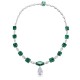 Ruif Jewelry Classic Design Green S925 Silver 61.68ct Lab Grown Emerald Pendant Necklace Gemstone Jewelry Ruif Jewelry Classic Design Green S925 Silver 61.68ct Lab Grown Emerald Pendant Necklace Gemstone Jewelry