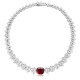 Ruif Jewelry Classic Design S925 Silver 13.08ct Lab Grown Ruby Pendant Necklace Gemstone Jewelry Ruif Jewelry Classic Design S925 Silver 13.08ct Lab Grown Ruby Pendant Necklace Gemstone Jewelry