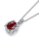 Ruif Jewelry Classic Design S925 Silver 3.63ct Lab Grown Ruby Pendant Necklace Gemstone Jewelry Ruif Jewelry Classic Design S925 Silver 3.63ct Lab Grown Ruby Pendant Necklace Gemstone Jewelry