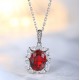 Ruif Jewelry Classic Design S925 Silver 3.63ct Lab Grown Ruby Pendant Necklace Gemstone Jewelry Ruif Jewelry Classic Design S925 Silver 3.63ct Lab Grown Ruby Pendant Necklace Gemstone Jewelry