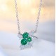 Ruif Jewelry Classic Design S925 Silver 1.03ct Lab Grown Emerald And Ruby Pendant Necklace Gemstone Jewelry Ruif Jewelry Classic Design S925 Silver 1.03ct Lab Grown Emerald And Ruby Pendant Necklace Gemstone Jewelry