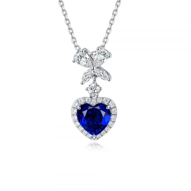 Ruif Jewelry Classic Design S925 Silver 1.39/2.63/2.63/3.02/2.41ct Lab Grown Emerald/Sapphire/Ruby/Paraiba/cobaltite spinel Pendant Necklace Gemstone Jewelry Ruif Jewelry Classic Design S925 Silver 1.39/2.63/2.63/3.02/2.41ct Lab Grown Emerald/Sapphire/Ruby/Paraiba/cobaltite spinel Pendant Necklace Gemstone Jewelry