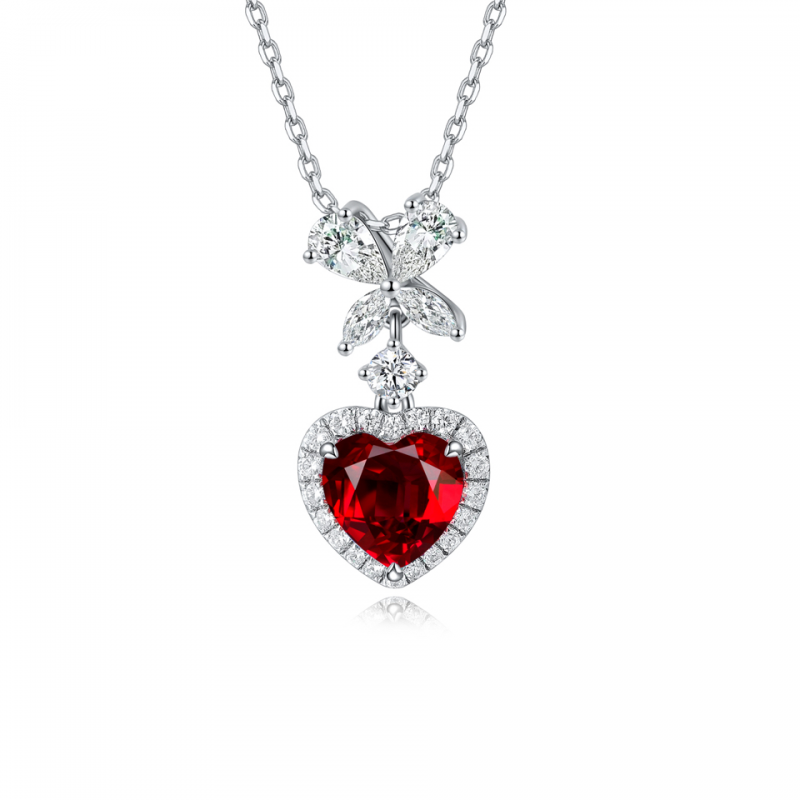 Ruif Jewelry Classic Design S925 Silver 1.39/2.63/2.63/3.02/2.41ct Lab Grown Emerald/Sapphire/Ruby/Paraiba/cobaltite spinel Pendant Necklace Gemstone Jewelry Ruif Jewelry Classic Design S925 Silver 1.39/2.63/2.63/3.02/2.41ct Lab Grown Emerald/Sapphire/Ruby/Paraiba/cobaltite spinel Pendant Necklace Gemstone Jewelry