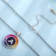 Ruif Jewelry Classic Design S925 Silver Rainbow Color Lab Grown Sapphire Pendant Necklace Gemstone Jewelry Ruif Jewelry Classic Design S925 Silver Rainbow Color Lab Grown Sapphire Pendant Necklace Gemstone Jewelry