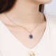 Ruif Jewelry Classic Design S925 Silver Rainbow Color Lab Grown Sapphire Pendant Necklace Gemstone Jewelry Ruif Jewelry Classic Design S925 Silver Rainbow Color Lab Grown Sapphire Pendant Necklace Gemstone Jewelry