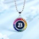 Ruif Jewelry Classic Design S925 Silver Rainbow Color Lab Grown Sapphire Pendant Necklace Gemstone Jewelry Ruif Jewelry Classic Design S925 Silver Rainbow Color Lab Grown Sapphire Pendant Necklace Gemstone Jewelry