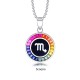 Ruif Jewelry Classic Design S925 Silver Rainbow Color Lab Grown Sapphire Pendant Necklace Gemstone Jewelry Ruif Jewelry Classic Design S925 Silver Rainbow Color Lab Grown Sapphire Pendant Necklace Gemstone Jewelry
