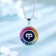 Ruif Jewelry Classic Design S925 Silver Rainbow Color Lab Grown Sapphire Pendant Necklace Gemstone Jewelry Ruif Jewelry Classic Design S925 Silver Rainbow Color Lab Grown Sapphire Pendant Necklace Gemstone Jewelry