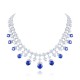Ruif Jewelry Classic Design S925 Silver 32.04ct Blue Corundum Necklace Luxury Necklace Gemstone Jewelry Ruif Jewelry Classic Design S925 Silver 32.04ct Blue Corundum Necklace Luxury Necklace Gemstone Jewelry