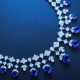 Ruif Jewelry Classic Design S925 Silver 32.04ct Blue Corundum Necklace Luxury Necklace Gemstone Jewelry Ruif Jewelry Classic Design S925 Silver 32.04ct Blue Corundum Necklace Luxury Necklace Gemstone Jewelry
