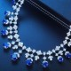 Ruif Jewelry Classic Design S925 Silver 32.04ct Blue Corundum Necklace Luxury Necklace Gemstone Jewelry Ruif Jewelry Classic Design S925 Silver 32.04ct Blue Corundum Necklace Luxury Necklace Gemstone Jewelry