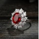 Ruif Jewelry Classic Design S925 Silver 5.99ct Lab Grown Ruby And Royal Blue Sapphire Ring Wedding Bands Ruif Jewelry Classic Design S925 Silver 5.99ct Lab Grown Ruby And Royal Blue Sapphire Ring Wedding Bands
