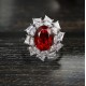 Ruif Jewelry Classic Design S925 Silver 5.99ct Lab Grown Ruby And Royal Blue Sapphire Ring Wedding Bands Ruif Jewelry Classic Design S925 Silver 5.99ct Lab Grown Ruby And Royal Blue Sapphire Ring Wedding Bands