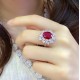 Ruif Jewelry Classic Design S925 Silver 5.99ct Lab Grown Ruby And Royal Blue Sapphire Ring Wedding Bands Ruif Jewelry Classic Design S925 Silver 5.99ct Lab Grown Ruby And Royal Blue Sapphire Ring Wedding Bands