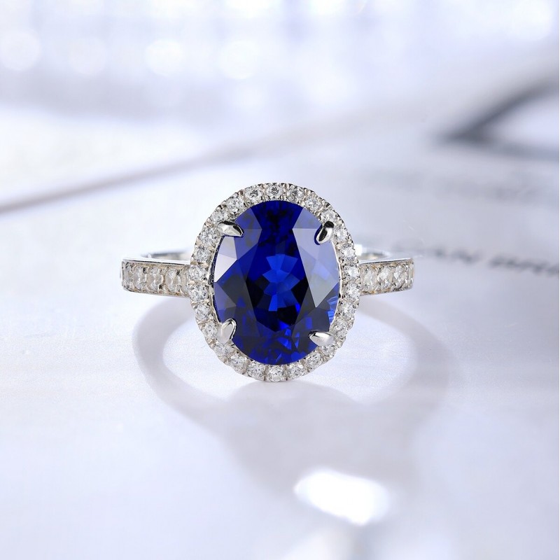 Ruif Jewelry Classic Design S925 Silver 2.59ct Lab Grown Emerald Ring Ruby And Royal Blue Sapphire Ring Wedding Bands Ruif Jewelry Classic Design S925 Silver 2.59ct Lab Grown Emerald Ring Ruby And Royal Blue Sapphire Ring Wedding Bands