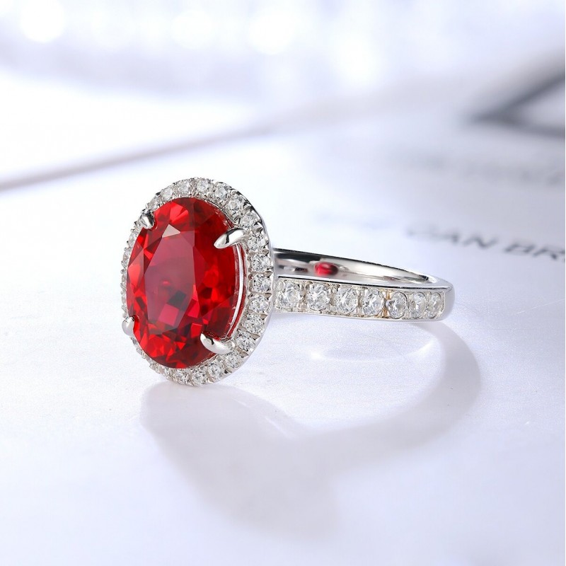 Ruif Jewelry Classic Design S925 Silver 2.59ct Lab Grown Emerald Ring Ruby And Royal Blue Sapphire Ring Wedding Bands Ruif Jewelry Classic Design S925 Silver 2.59ct Lab Grown Emerald Ring Ruby And Royal Blue Sapphire Ring Wedding Bands