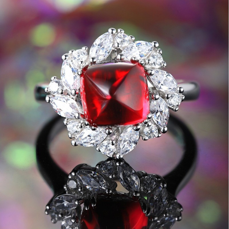 Ruif Jewelry Classic Design S925 Silver 2.48ct Lab Grown Emerald Ring Ruby And Royal Blue Sapphire Ring Wedding Bands Ruif Jewelry Classic Design S925 Silver 2.48ct Lab Grown Emerald Ring Ruby And Royal Blue Sapphire Ring Wedding Bands