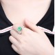 Ruif Jewelry Classic Design S925 Silver 2.31ct Lab Grown Emerald Ring Wedding Bands