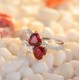 Ruif Jewelry Classic Design S925 Silver 2.36ct Lab Grown Ruby Ring Wedding Bands Ruif Jewelry Classic Design S925 Silver 2.36ct Lab Grown Ruby Ring Wedding Bands