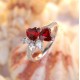 Ruif Jewelry Classic Design S925 Silver 2.36ct Lab Grown Ruby Ring Wedding Bands Ruif Jewelry Classic Design S925 Silver 2.36ct Lab Grown Ruby Ring Wedding Bands