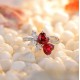 Ruif Jewelry Classic Design S925 Silver 2.36ct Lab Grown Ruby Ring Wedding Bands Ruif Jewelry Classic Design S925 Silver 2.36ct Lab Grown Ruby Ring Wedding Bands