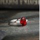 Ruif Jewelry Classic Design S925 Silver 2.12ct Lab Grown Ruby Ring Wedding Bands Ruif Jewelry Classic Design S925 Silver 2.12ct Lab Grown Ruby Ring Wedding Bands